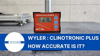 How accurate is electronic level  WYLER Clinotronic PLUS [upl. by Efron]