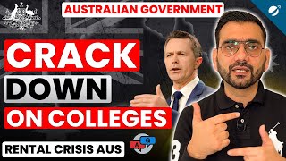 Australian Governement Cracks Down on Colleges for Big Changes  Australian Immigration News 2024 [upl. by Sucramal]