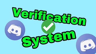 The BEST way to create a verification system on discord Tutorial [upl. by Aimac]