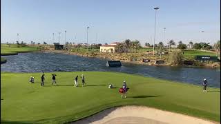 Harold Varner III incredible winning putt  KAEC Saudi Arabia International golf tournament 2022 [upl. by Slack812]