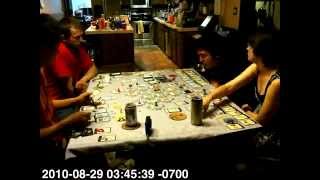 Munchkin Quest Time Lapse Board Game First Time playing [upl. by Hallimaj]