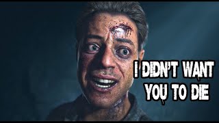 Until Dawn Remake  Joshs Halucination and His Death Scene [upl. by Vale]