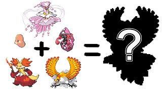 Pokemon Fusion Sprite Request 108 Shiny Ho Oh x Luvdisc x Delphox x Mega Diancie x Tapu Lele [upl. by Eikcir]