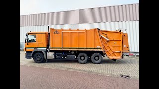 DAIMLERBENZ Actros 2641 L 6x4 Haller M21X2C Zöller Schüttung [upl. by Norat]