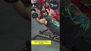 Excerpts from my upper body workout  Incline Db Chest Flyes fitness fitnessgoals fit workout [upl. by Enalb]