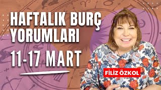 FİLİZ ÖZKOL İLE HAFTALIK BURÇ YORUMLARI  11  17 MART 2024 [upl. by Adnohral62]