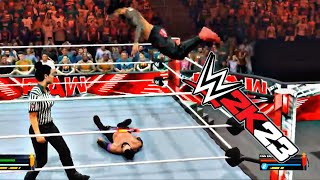 WWE 2K23  Jey Uso vs Finn Balor Match on WWE Monday Night Raw Gameplay WWE 2K23 [upl. by Nivri323]