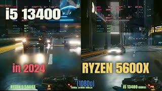 Intel i5 13400 vs Ryzen 5600x in 2024 [upl. by Elaval]