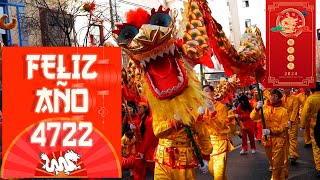 AÑO NUEVO CHINO 4722 año 2024 en Occidente explicación Desfile Año Nuevo Chino en Madrid 2017 [upl. by Eppie]