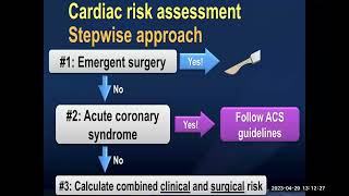 Pre OP Cardiac Assessment  Step Wise Approach Dr Naji Alkholaif [upl. by Ttej]