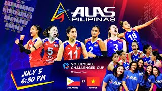 🔴LIVE AVC CHALLENGER CUP 2024 LIVE PHI VS VIETNAM ALAS PILIPINAS LIVE SCOREBOARD amp COMMENTARY [upl. by Teeniv278]