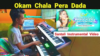 Okam Chala Pera Dada Santali Song Instrumental Video Cover By jituhansda [upl. by Rede]