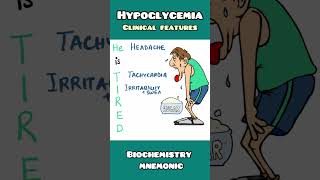 Hypoglycemia signs and symptoms  biochemistry mnemonic for USMLE NEET PG NCLEX [upl. by Keary]