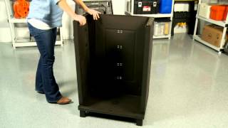 Keters RattanStyle Base Cabinet  Assembly Video [upl. by Enahsed81]