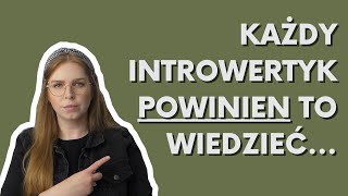 Dlaczego INTROWERTYCY mają często zaniżone poczucie własnej wartości [upl. by Gustaf]