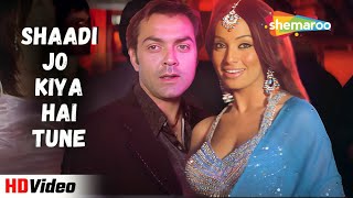 Shaadi Jo Kiya hai Tune  Udit Narayan Hit Songs  Bipasha Basu  Bobby Deol  Barsaat 2005 [upl. by Sladen398]