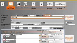 Lieferscheine Sammelrechnungen erstellen mit Rechnungsprofi Tutorial [upl. by Aharon]