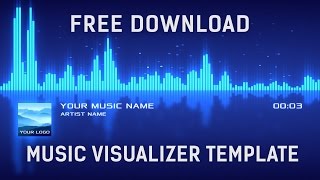 Free Music Visualizer After Effects Template Free Download [upl. by Weir571]