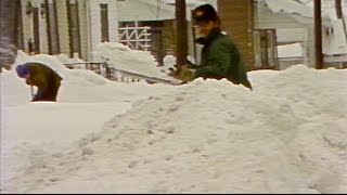 Winter of 1978 marked by blizzard record snowfall [upl. by Alywt]