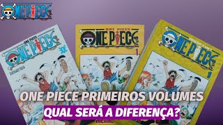 REEIMPRESSÃO ONE PIECE  MOSTRANDO OS PRIMEIROS VOLUMES QUE TENHO [upl. by Lewan]