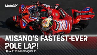 Bagnaias recordbreaking Misano pole 🔥  2024 EmiliaRomagnaGP [upl. by Tyra]