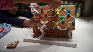 Assembling a CreateATreat Gingerbread House [upl. by Strohl]