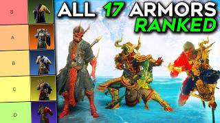 All Black Myth Wukong ARMOR Tier List  SPOILER FREE  Ranking EVERY Single Armor Set  syrobe [upl. by Stiegler154]