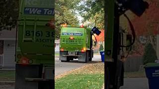 Lid Flipping Garbage Truck garbagetrucks trashtruck short shorts shortsfeed shortvideo [upl. by Nace435]