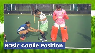 Basic Goalie Body Position  Goalkeeper Technique  Hockey Heroes TV [upl. by Seigel]