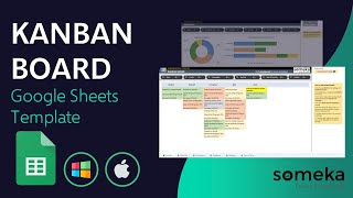 Kanban Board Google Sheets Template  Kanban Agile Board [upl. by Waylen76]