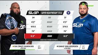 Power Slap 8  Da Crazy Hawaiian vs Danie Van Heerden l Super Heavyweight [upl. by Niajneb]