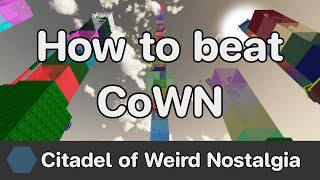 JToH  Citadel of Weird Nostalgia CoWN guide [upl. by Schoof]