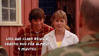 Lois amp Clark being a chaotic duo for almost 4 minutes straight [upl. by Yrrag]