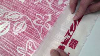 Pattern Matching Fabric  How to join patterned fabric [upl. by Antone]