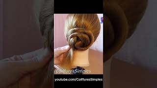 The easiest bun ever 😍 hairstyles hairtutorial [upl. by Mari167]