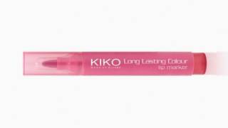 Product Review Kiko Lip Marker Tinta per labbra  Coll Kaleidoscopic Optical Look [upl. by Lunseth]