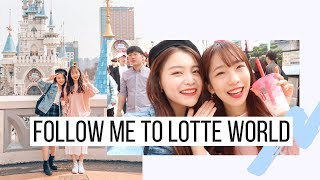 Follow Me to Lotte World  롯데월드 브이로그  SNU Study Abroad 🇰🇷 Korea Vlog [upl. by Illib816]