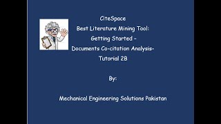 CiteSpace Best Literature Mining Tool Getting Started – Documents CoCitation Analysis Tutorial 2B [upl. by Efioa127]