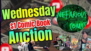 Wednesday 1 Comic Book Auctions [upl. by Acirrej]