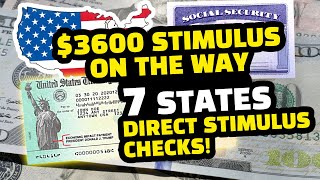 Stimulus Check 2024 Finally Stimulus Checks In This 7State Full Breakdown [upl. by Zamora]