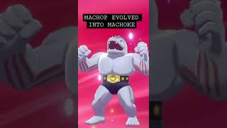 MACHOP EVOLVED INTO MACHOKE POKEMON SHIELD [upl. by Neleb]