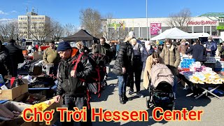 Hessen Center Frankfurt Flohmarkt Frankfurt am Main Chợ trời tại Frankfurt am Main [upl. by Adnema]