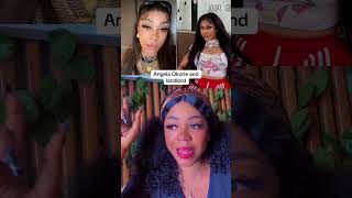 Angela okorie and Lekki land lord blogger pidgin nollywood [upl. by Sosna874]