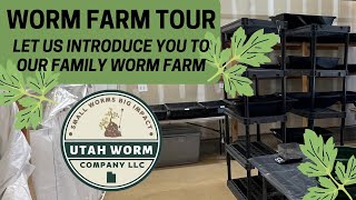 Farm Tour  Utah Worm Company [upl. by Wardle]