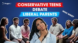 Conservative Teens DEBATE Liberal Parents Who Wins  Unapologetic LIVE [upl. by Uhayile]