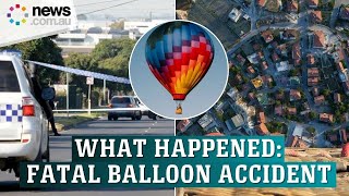 How Melbourne hotair balloon tragedy unfolded [upl. by Eirruc]