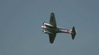 Avro Anson display at the Best of British Air Show Shuttleworth Old Warden Sunday 12th May 2024 4K [upl. by Patt]