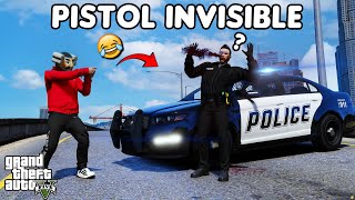 PISTOL INVISIBLE VS POLISI  GTA 5 ROLEPLAY [upl. by Langham722]