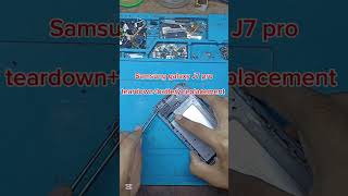 Samsung Galaxy J7 Pro battery replacement and Teardown [upl. by Kinny125]