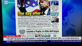 Trump the day after Lucania e Puglia alla sfida dellacqua Stellantis situazione critica [upl. by Airaet]